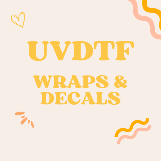 UV DTF WRAPS & DECALS- ALL THEMES