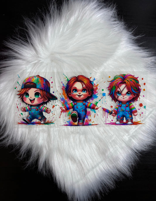 UV DTF Wrap- Colorful Chucky