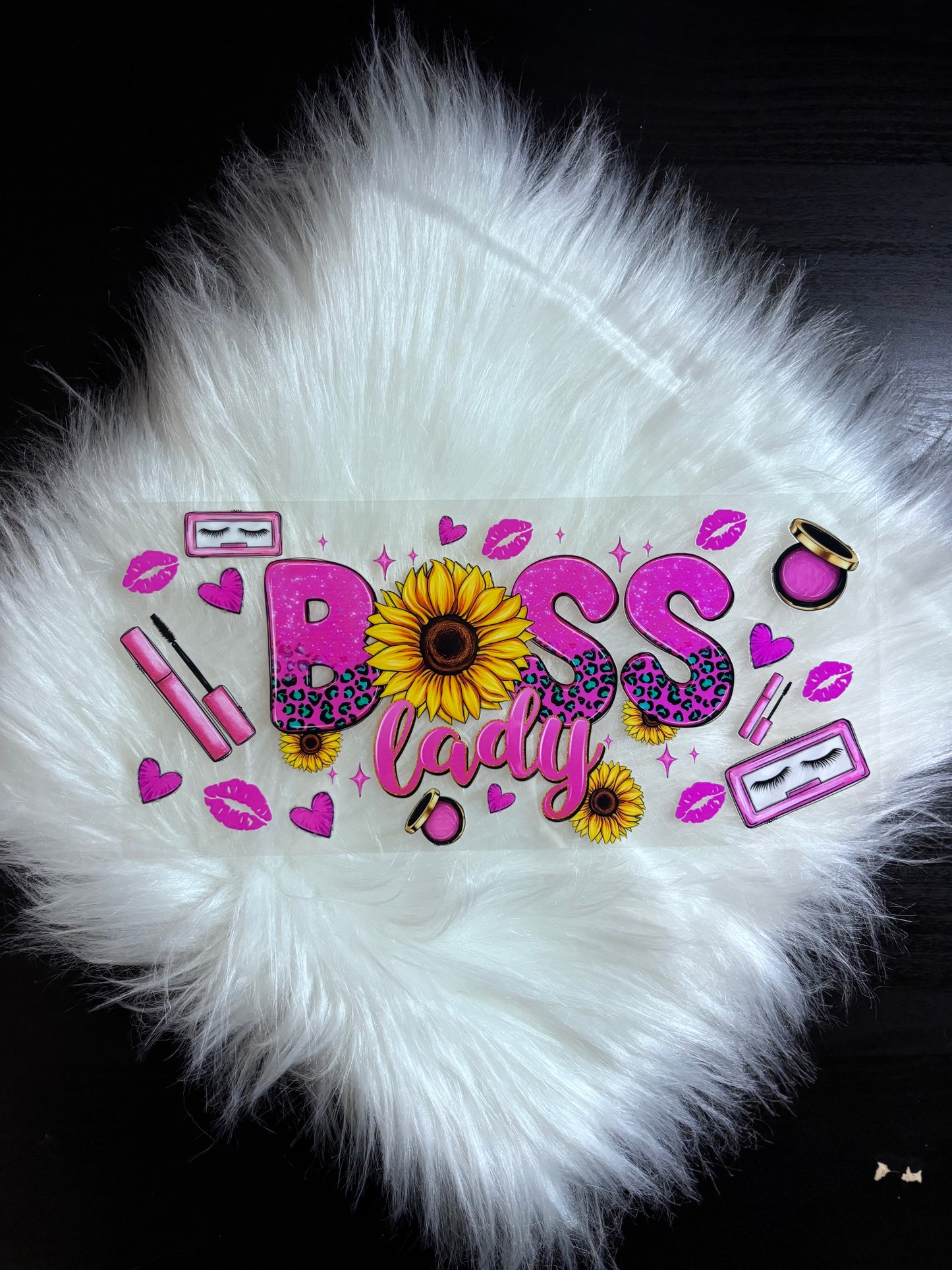 UV DTF Wrap- Boss Lady Sunflower