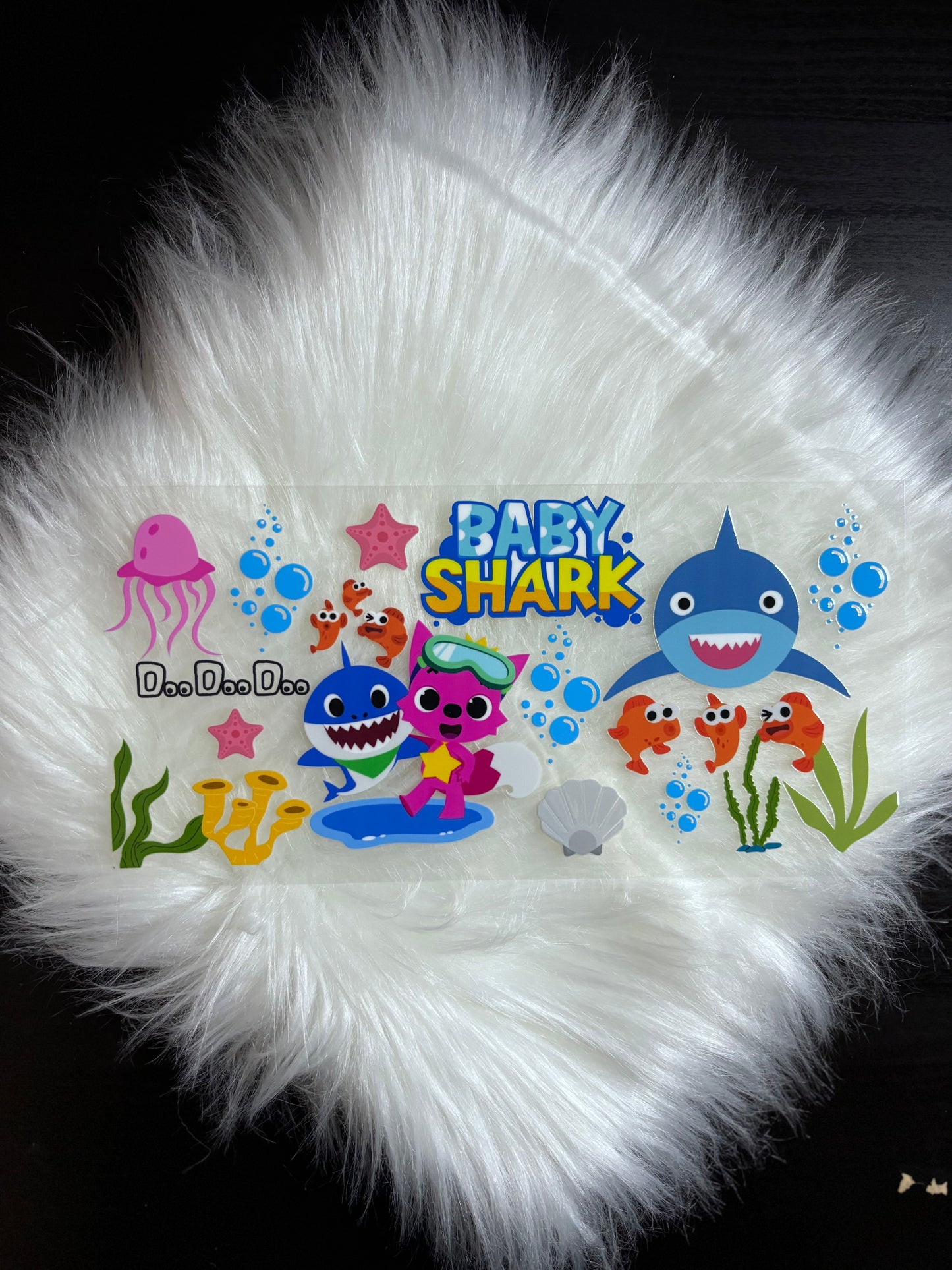 UV DTF Wrap- Baby Shark