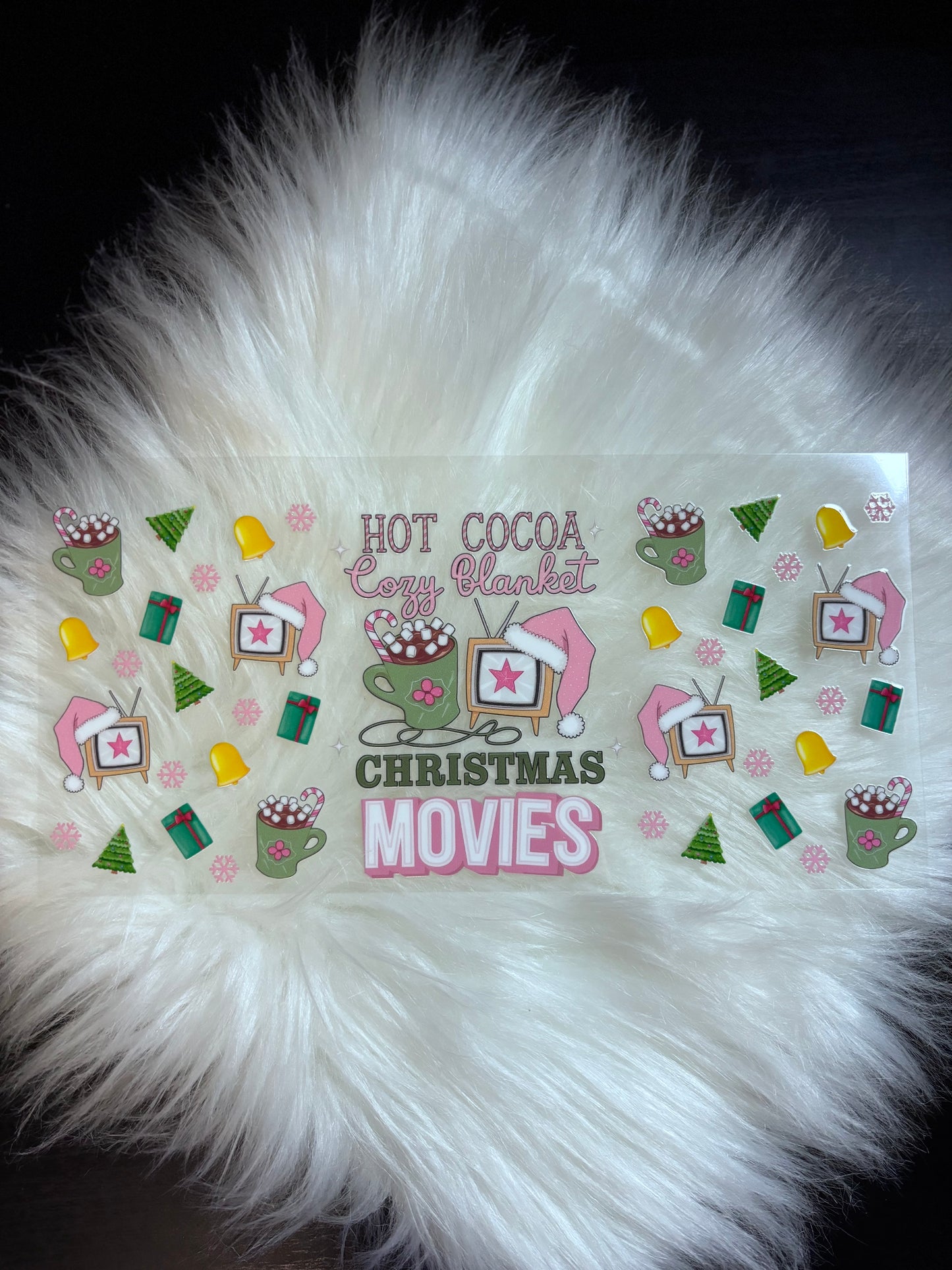 UV DTF Wrap- Hot Cocoa Christmas Movies