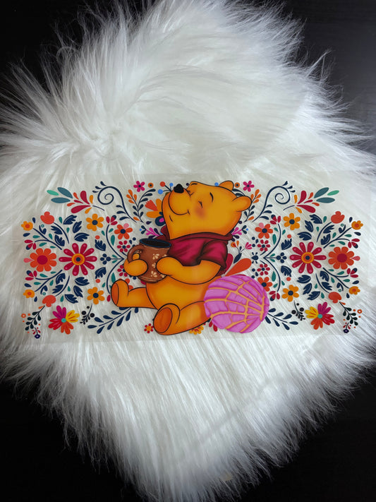 UV DTF Wrap- Pooh Bear Concha