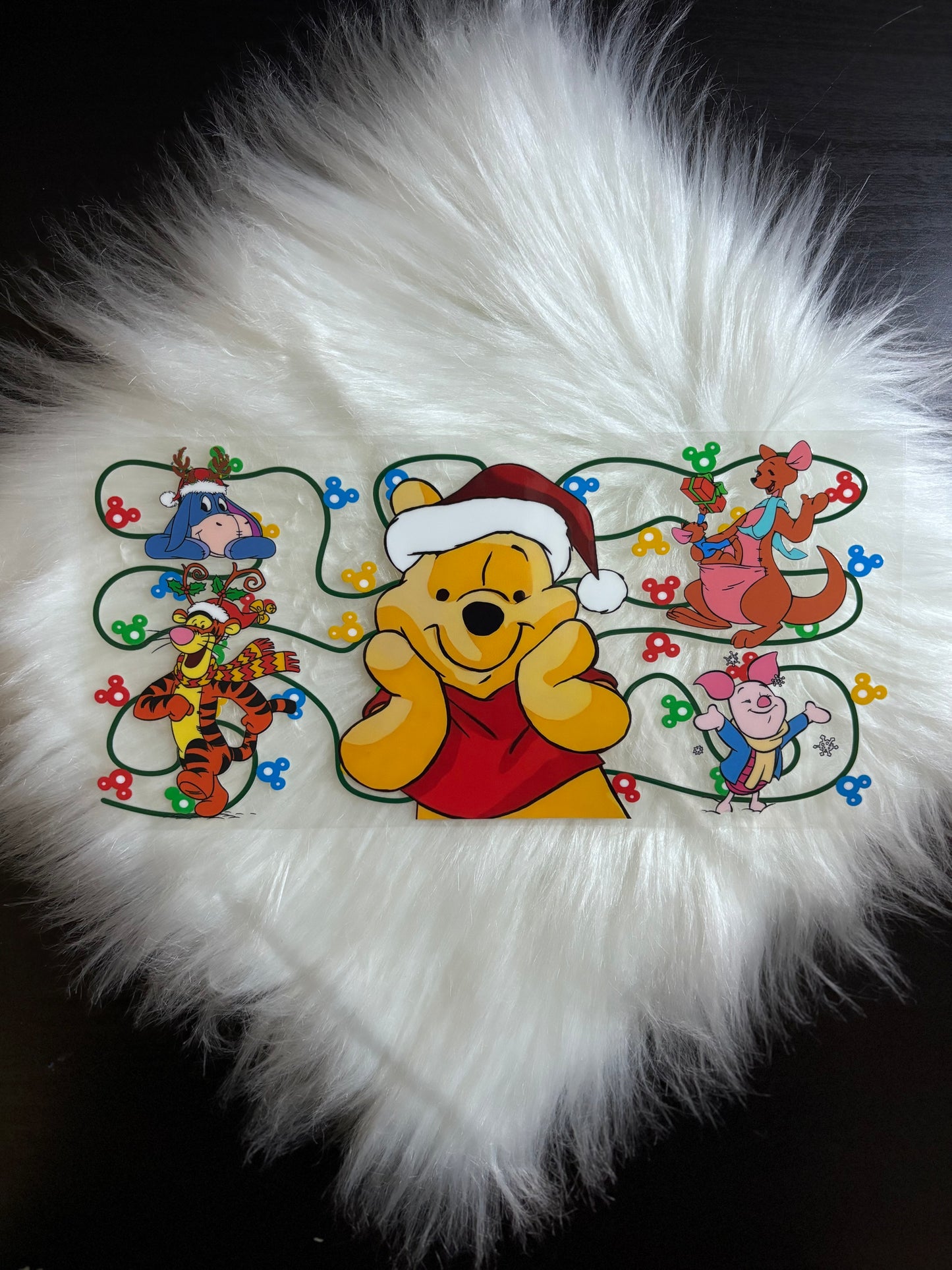 UV DTF Wrap- Pooh & Friends Christmas