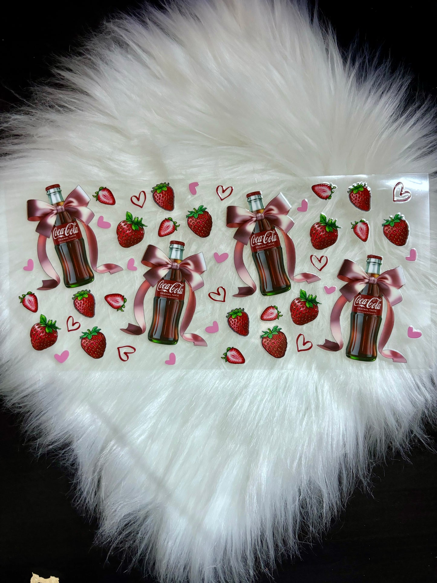 UV DTF Wrap- Coca Cola Strawberry Coquette