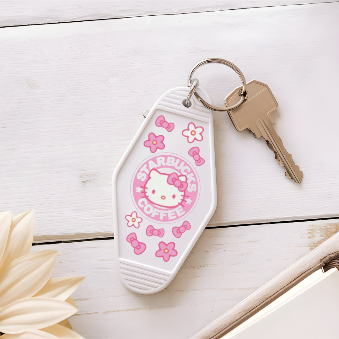 UV DTF MOTEL KEYCHAIN DECAL-Kitty