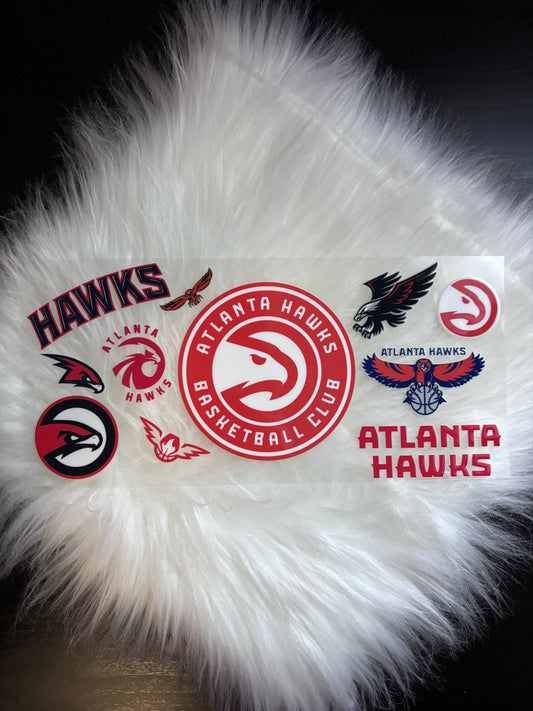 UV DTF Wrap- Atlanta Hawks