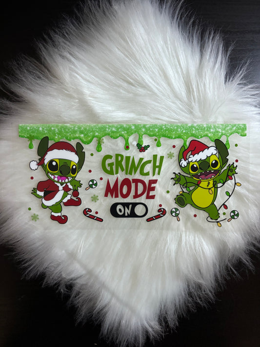 UV DTF Wrap-Grinch Mode On Christmas