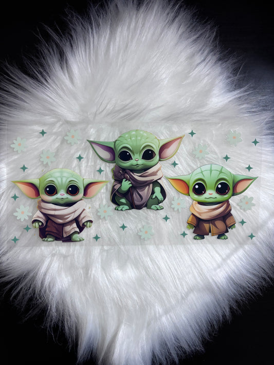 UV DTF Wrap- Yoda #2