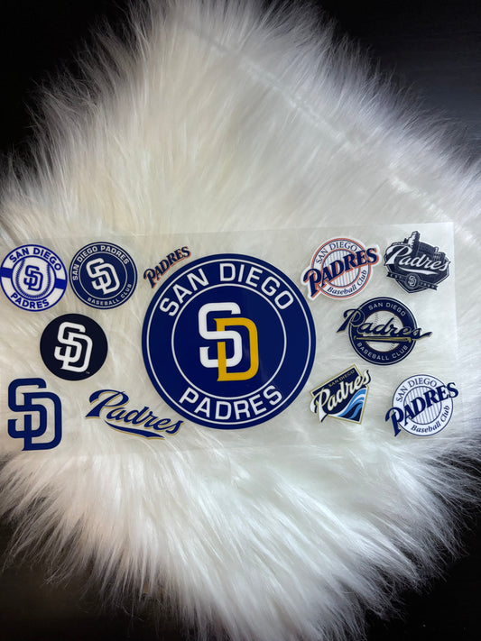 UV DTF Wrap- San Diego Padres