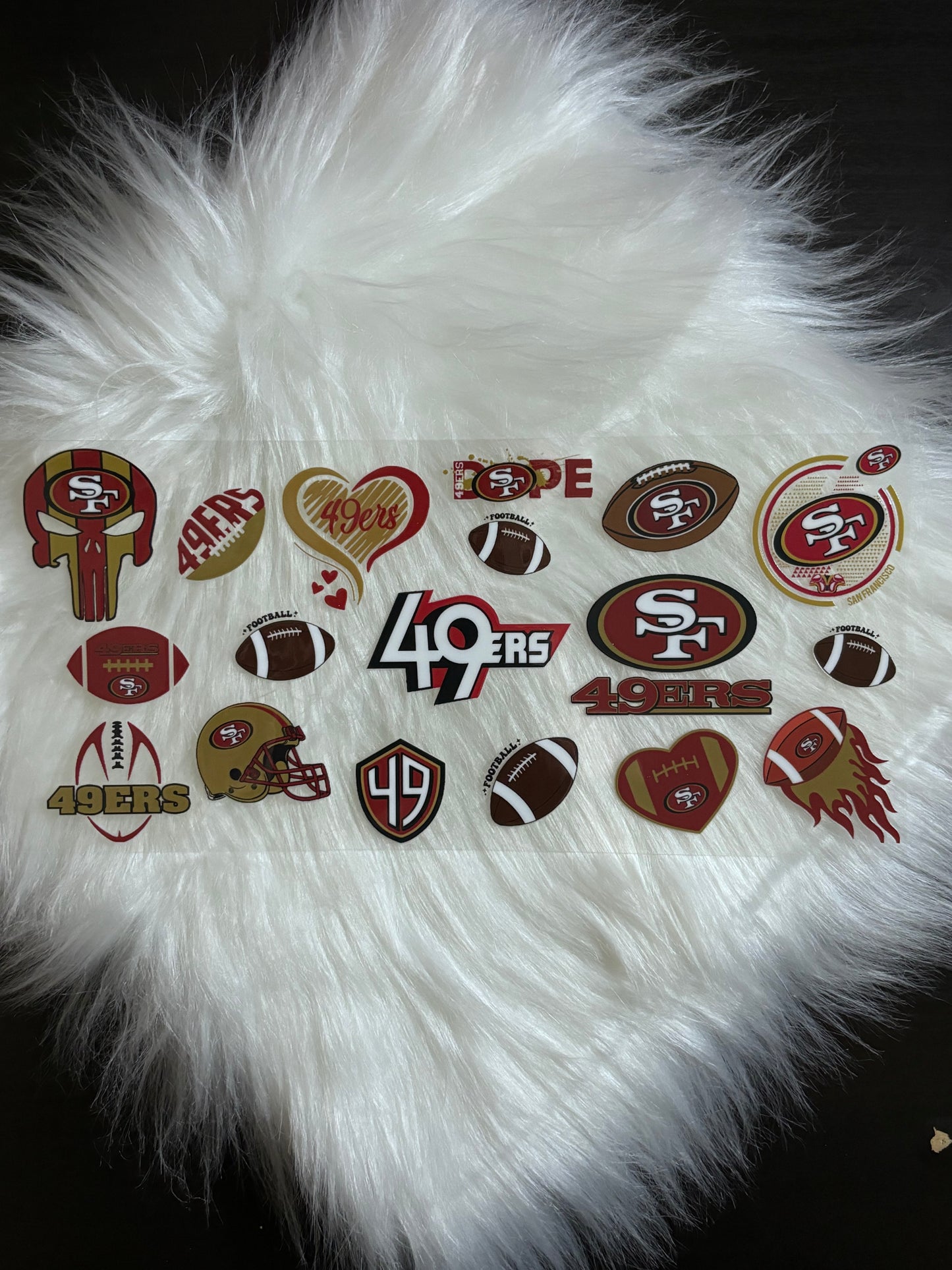 UV DTF Wrap- 49ers Football