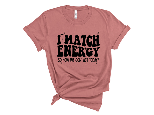 I MATCH ENERGY SHORT SLEEVE T-SHIRT