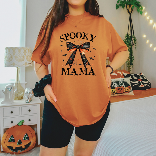 Ready To Press DTF Transfer-Spooky MAMA Coquette/ Shirt not Included*